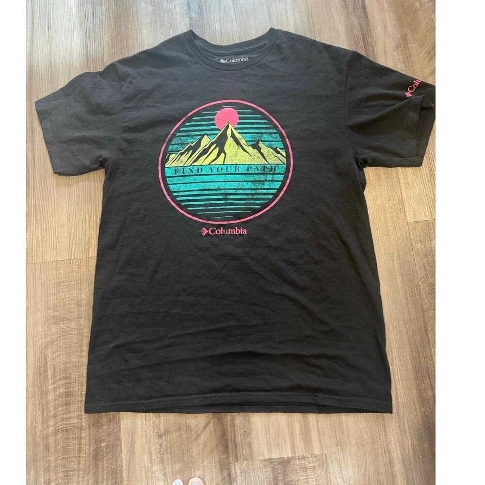 Columbia Sportswear "Find Your Path" Graphic Tee Black Men's Medium
